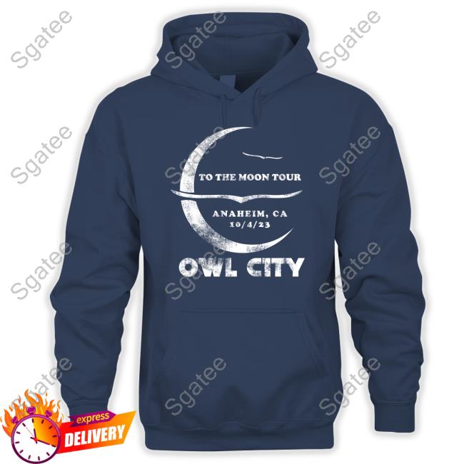 Owl City Merch To The Moon Tour Anaheim Tee