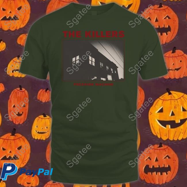 Official The Killers Music Merch Pressure Machine Photo Tee Shirt
