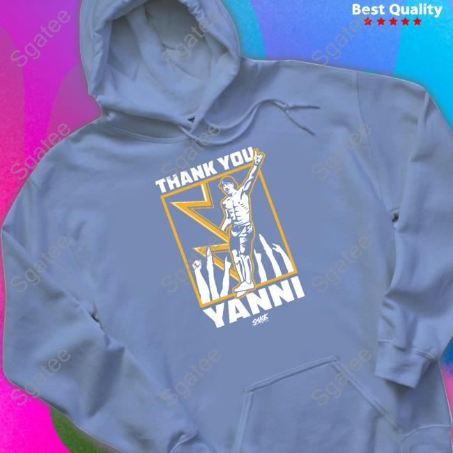 Official Smack Apparel Thank You Yanni Long Sleeve T Shirt
