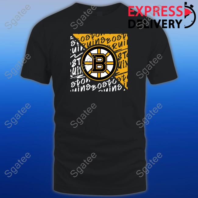 Boston Bruins Black Divide T-Shirt