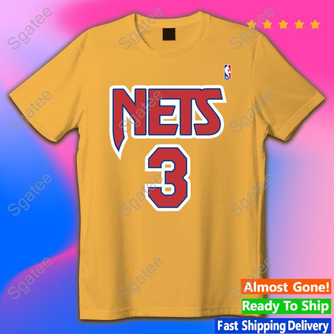 Drazen Petrovic 3 New Jersey Nets Mitchell & Ness Hwc Shirts - Sgatee