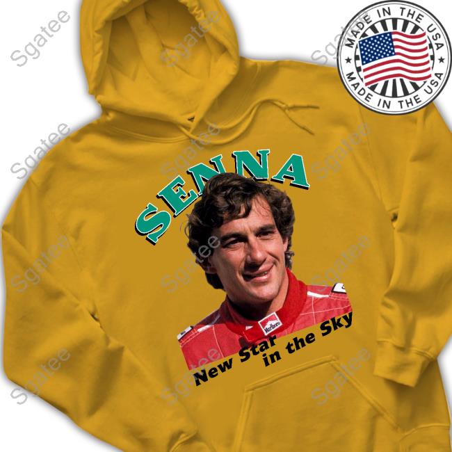 Official Ayrton Senna New Star In The Sky T Shirt