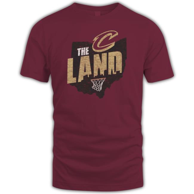 Nba Store Cleveland Cavaliers The Land T Shirt - Snowshirt