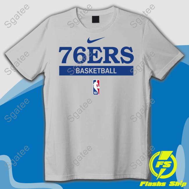 Nike Philadelphia 76ers Unisex Nba T-shirt In White