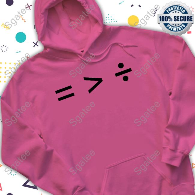 Official Equal Greater Than Divide Tee Shirt Official Equal Greater Than Divide Tee Shirt