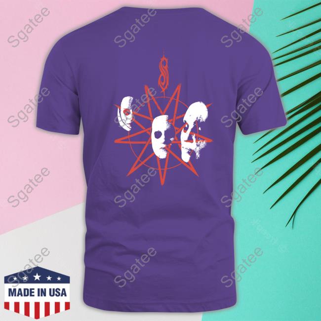 Slipknot Merch Bone Church Masks Tee Slipknot Merch Bone Church Masks Tee