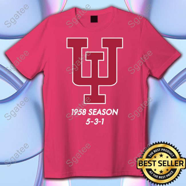 Official Homefield Merch Indiana Hoosiers 1958 Season 5-3-1 Shirt