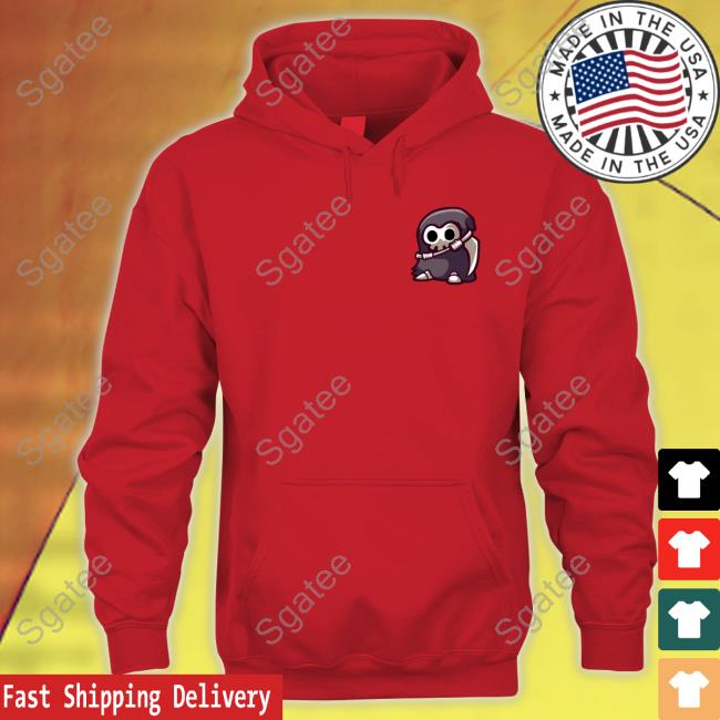 Welyn Merch Pocket Grim Sweatshirt Welyn Merch Pocket Grim Sweatshirt