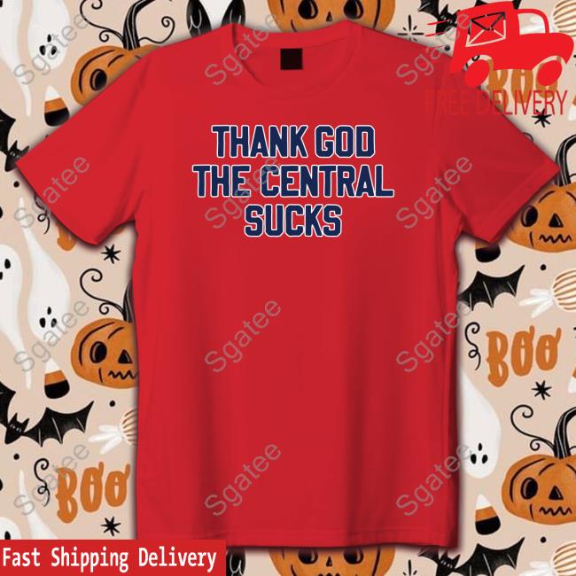 Barstool Sports Merch Thank God The Central Sucks Crewneck Sweatshirt Barstool Sports Merch Thank God The Central Sucks Crewneck Sweatshirt