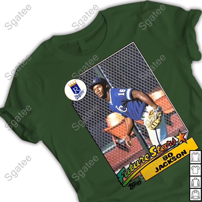 Homage 1987 Topps Future Stars Bo Jackson Royals Shirt, hoodie