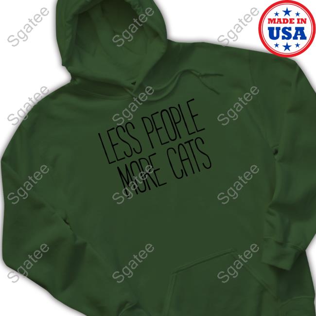 Less People More Cats Long Sleeve Shirt Less People More Cats Long Sleeve Shirt