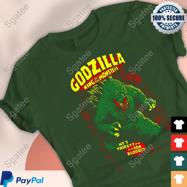 godzilla world destruction tour shirt