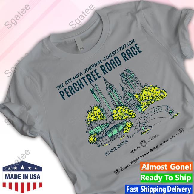 2023 AJC Peachtree Road Race T-shirt design