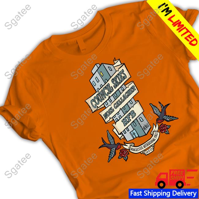 Noel Gallagher's High Flying Birds Council Skies Noel Gallagher Hfb Manchester Wythenshawe Park 26.8.23 Cute Shirt Noel Gallagher's High Flying Birds Council Skies Noel Gallagher Hfb Manchester Wythenshawe Park 26.8.23 Cute Shirt
