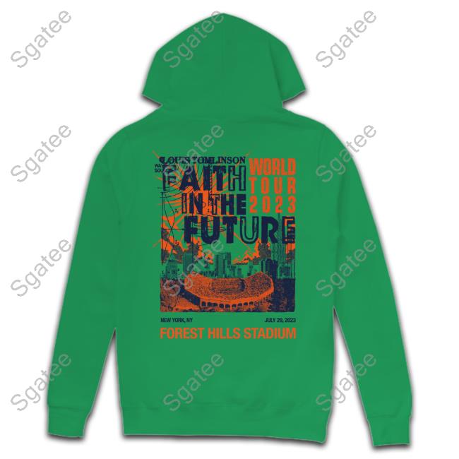 Louis Tomlinson Faith in The Future World Tour 2023 Green Hoodie