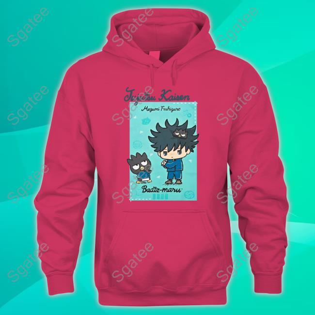 Jujutsu Kaisen Megumi Fushiguro Badtz-Maru Hoodie Jujutsu Kaisen Megumi Fushiguro Badtz-Maru Hoodie