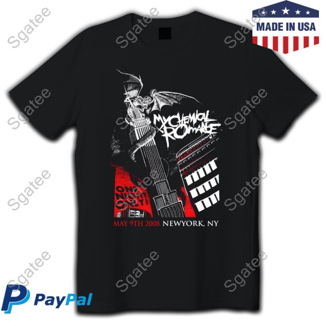 My Chemical Romance Nyc Dragon T-Shirt My Chemical Romance Nyc Dragon T-Shirt