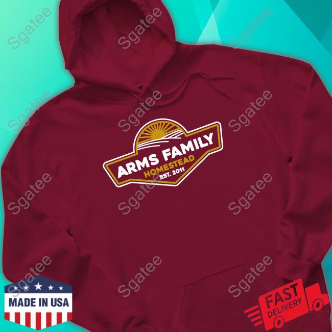 Official Arms Family Homestead Est 2011 Tee Shirt Official Arms Family Homestead Est 2011 Tee Shirt