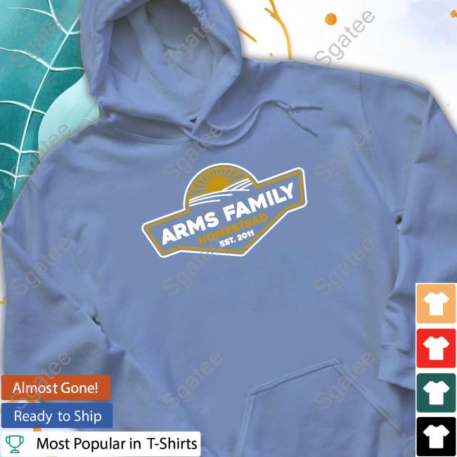 Official Arms Family Homestead Est 2011 Tee Shirt Official Arms Family Homestead Est 2011 Tee Shirt