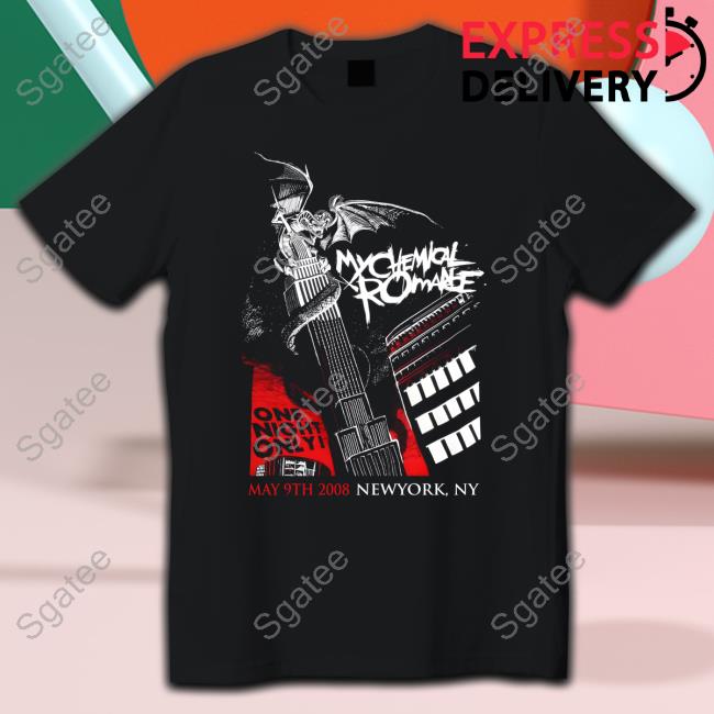 My Chemical Romance Nyc Dragon T-Shirt My Chemical Romance Nyc Dragon T-Shirt