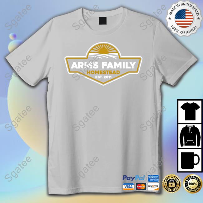 Official Arms Family Homestead Est 2011 Tee Shirt Official Arms Family Homestead Est 2011 Tee Shirt
