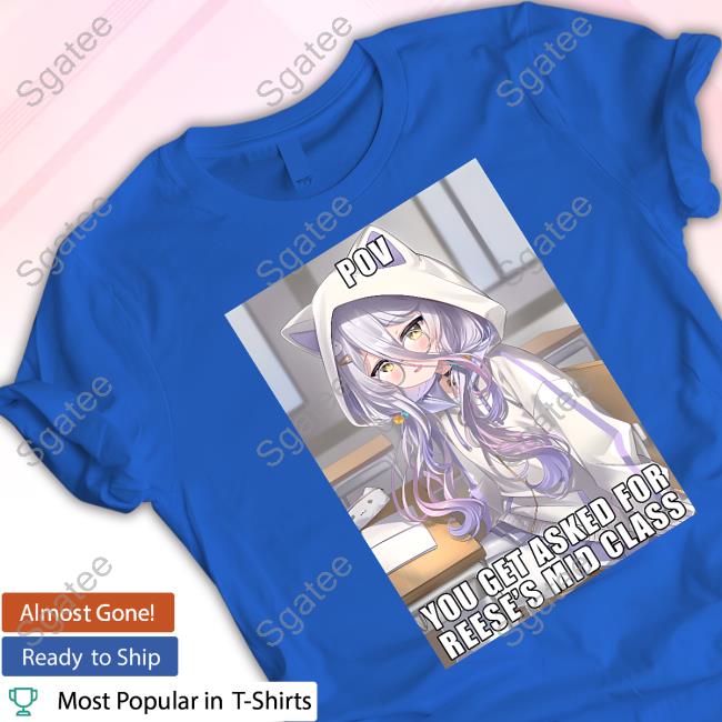 Official Vshojo Merch After School With Henya Tee Shirt (へにゃと