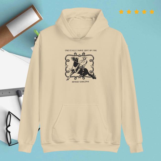 Mickey Darling Merch This Is All I Have Left Of You 'Sand' Crewneck Sweatshirt Mickey Darling Merch This Is All I Have Left Of You 'Sand' Crewneck Sweatshirt