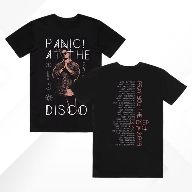 Panic at the disco tour store shirt 2019