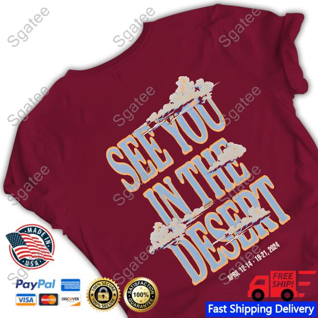 See You In The Desert Pull Over Hoodie See You In The Desert Pull Over Hoodie