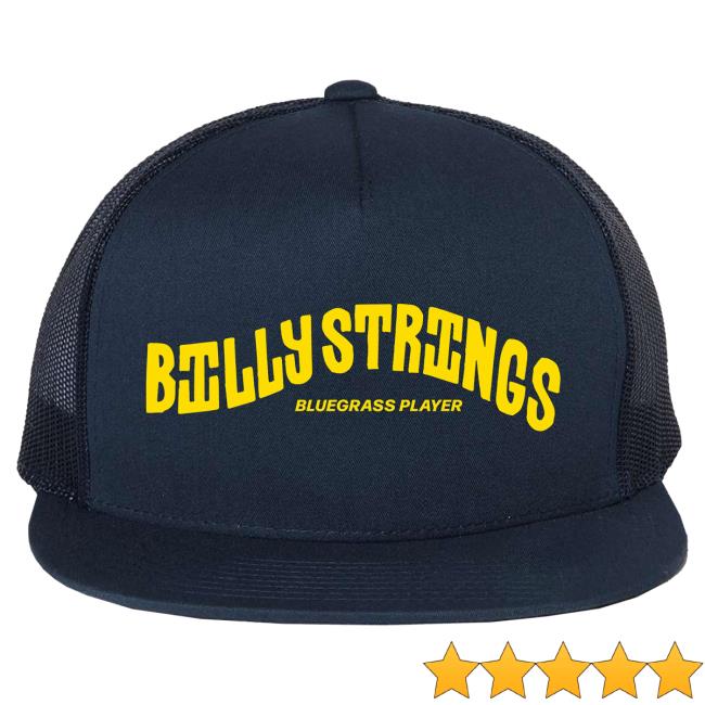 Official Billy Strings Merch Store Shop Billy Strings Navy Bluegrass Player Hat Official Billy Strings Merch Store Shop Billy Strings Navy Bluegrass Player Hat