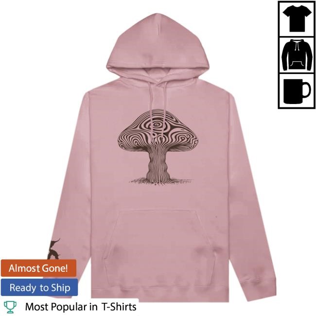 Zeds Dead Official Shop Merch Zeds Dead - Earworm Heavyweight Retro Crewneck Sweatshirt- Dusty Pink