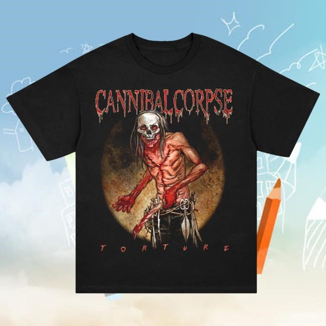 Official Cannibal Corpse Merch Cannibal Corpse Torture Killer Popover Shirt (Black) Official Cannibal Corpse Merch Cannibal Corpse Torture Killer Popover Shirt (Black)