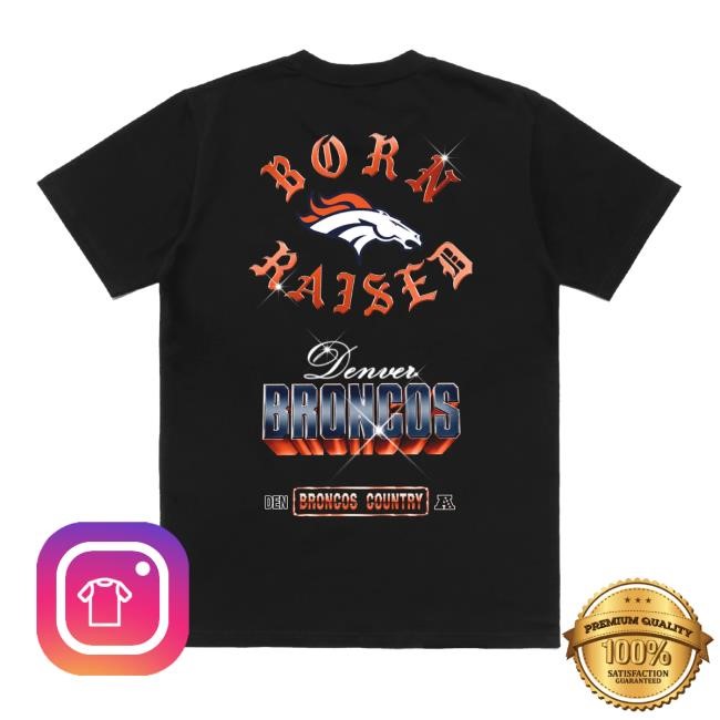 Born X Raised + Broncos Chrome Rocker Long Sleeve Hoodie Born X Raised + Broncos Chrome Rocker Long Sleeve Hoodie