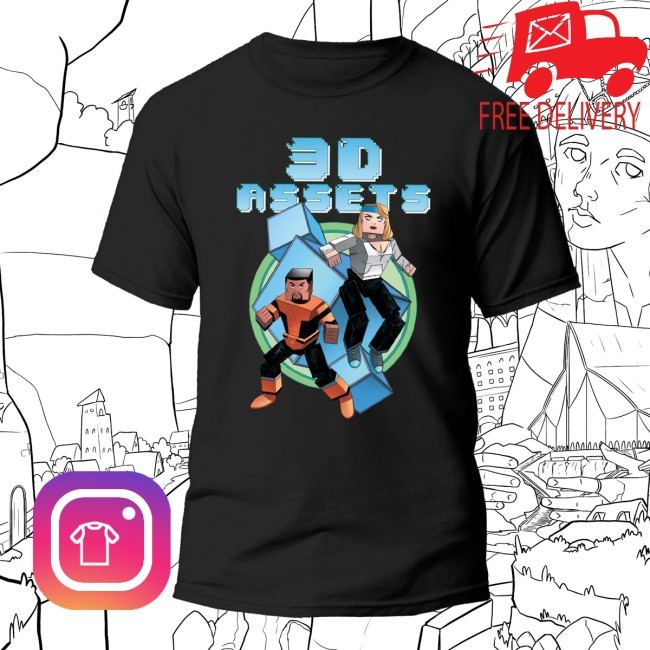3D Assets Tee Rippaverse Comics