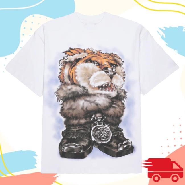 Official G59 Records Merch G59 Gangsta Tiger Shirt (White) G59Records Official G59 Records Merch G59 Gangsta Tiger Shirt (White) G59Records