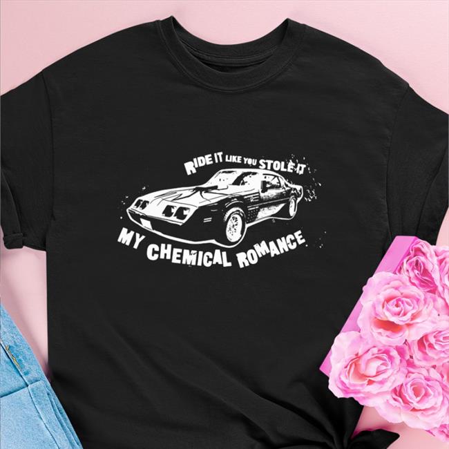 Ride It Like You Stole It My Chemical Romance Long Sleeve Tee Black DD Trans Amblack
