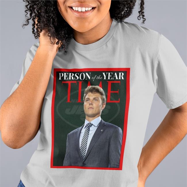 Cj Uzomah Person Of The Year Time Zach Wilson Tee New York Jets Ari Meirov