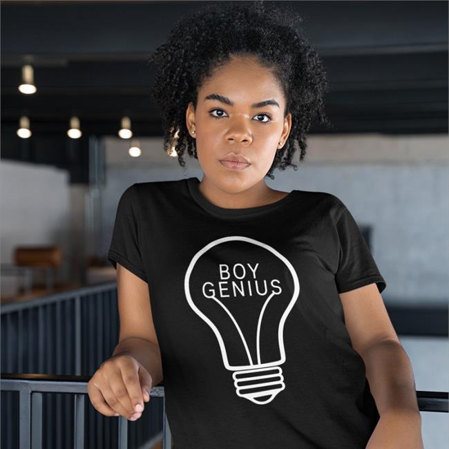 Boy Genius V Neck T Shirt Alicia