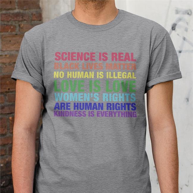 Tom Hanks Science Is Real Black Lives Matter No Human Is Illegal Love Tees