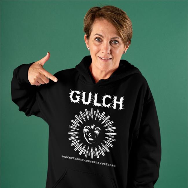 Gulch Merch Bullet Circle Sweatshirt Impenetrable Cerebral Fortress