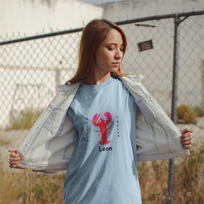 Leon The Lobster Merch Leon Survive Thrive Tee