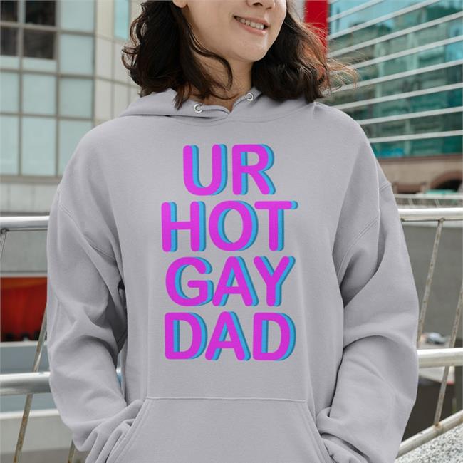 Archie Bongiovanni Store Ur Hot Gay Dad Hooded Sweatshirt Sam Maggs