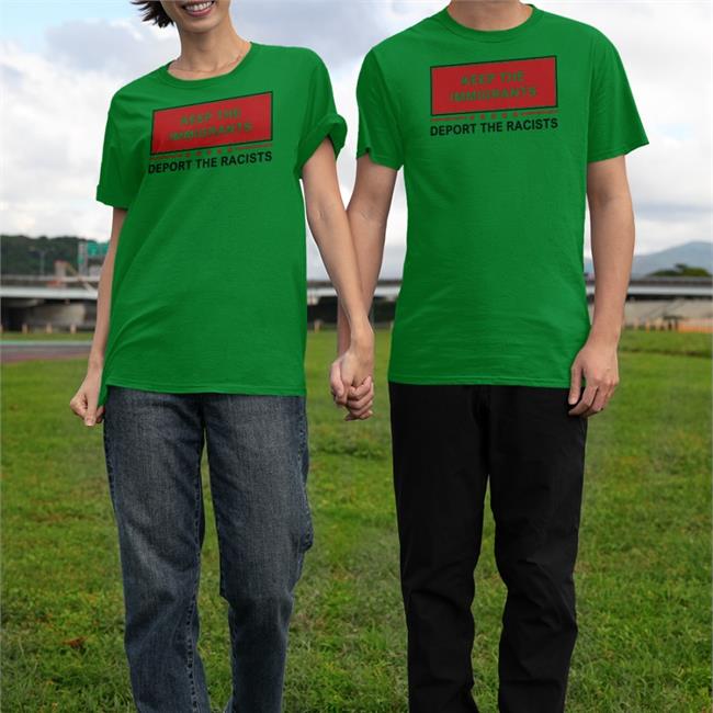Balance Of Power Merch Keep The Immigrants Deport The Racists Tee Shirt Jon Cooper D Earl Stephens