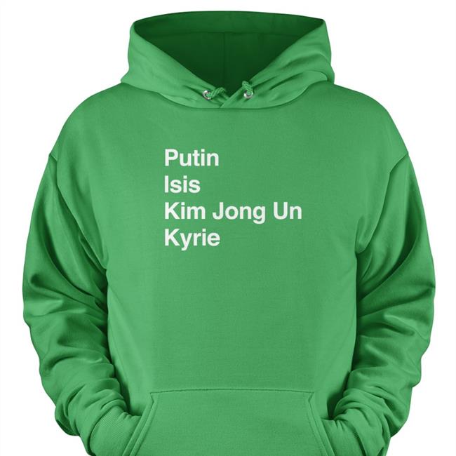 Putin Isis Kim Jong Un Kyrie Ki List tee