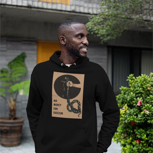 Maelforceone No Mercy For Fascism Crewneck Sweatshirt Snake Mælstrom