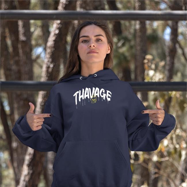 Cbum Merch Have A Thavage Day Hooded Sweatshirt Chris Bumstead