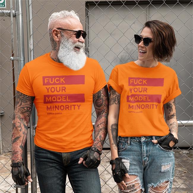 Bonfire Fuck Your Model Minority By Sophia Chang Tee Shirt W. Kamau Bell