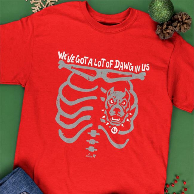 We've Got A Lot Of Dawg In Us V-Neck T-Shirt Gerrit Cole BreakingT We've Got A Lot Of Dawg In Us shirt Gerrit Cole BreakingT