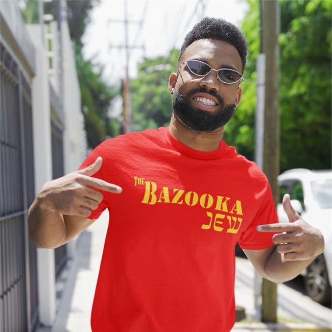 The Bazooka Jew V Neck T Shirt Spike Cohen