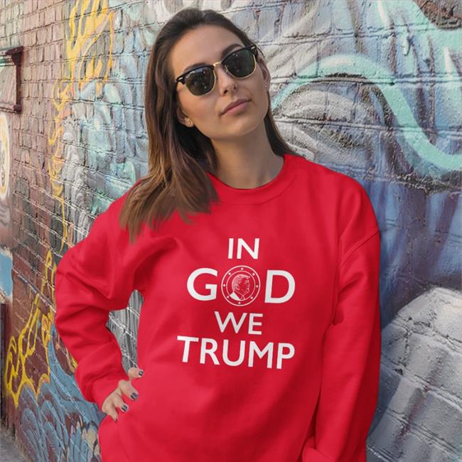 Carmen Goodwin Phd Christian Nationalism America In God We Trump Shirt Red